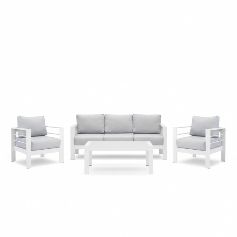 Outdoor Patio Set With All-Weather Thick Cushions by HouseOfZazla