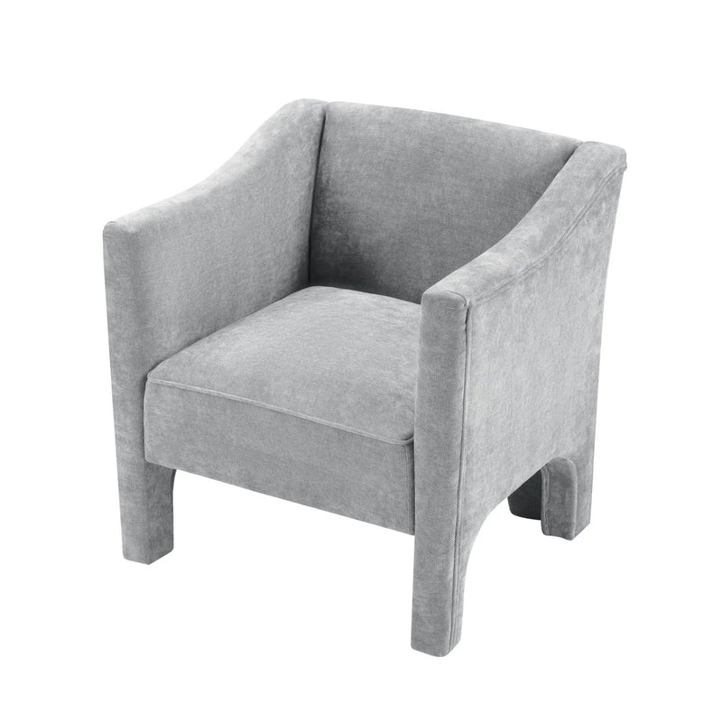 Barrel Accent Chair With Enclosed Arms by HouseOfZazla