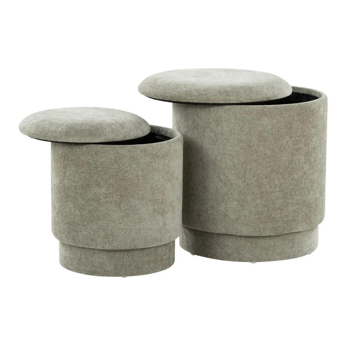 Marla - Upholste Contemporary Ottoman Set by HouseOfZazla