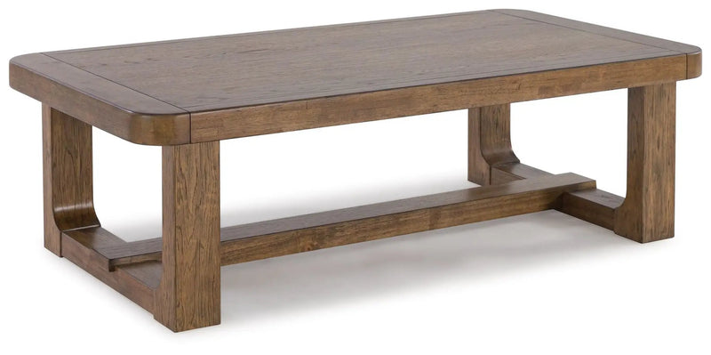 Cabalynn - Rectangular Cocktail Table - Light Brown by Unique Piece Furniture