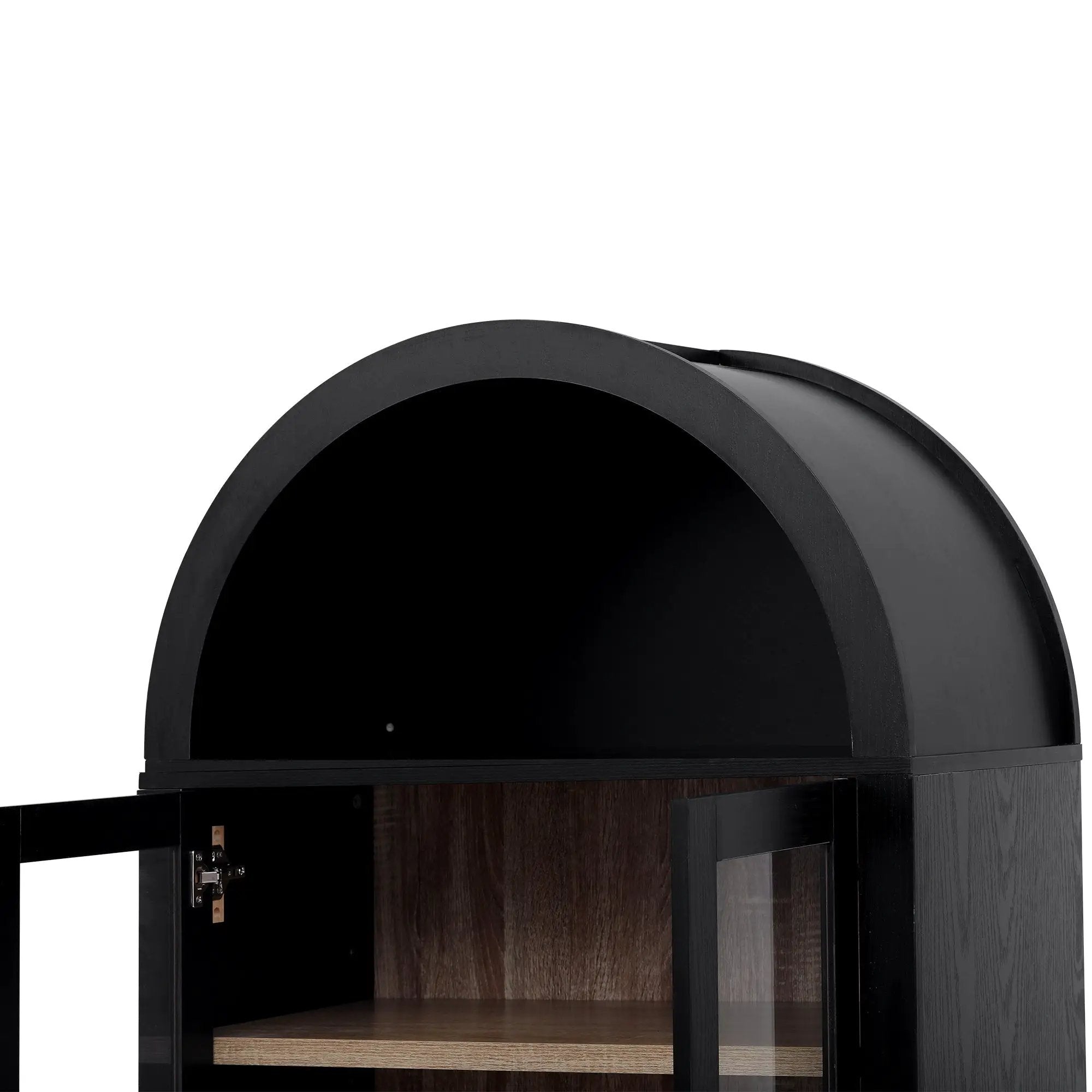 K&K 71" Tall Arched Kitchen Pantry Cabinet by HouseOfZazla