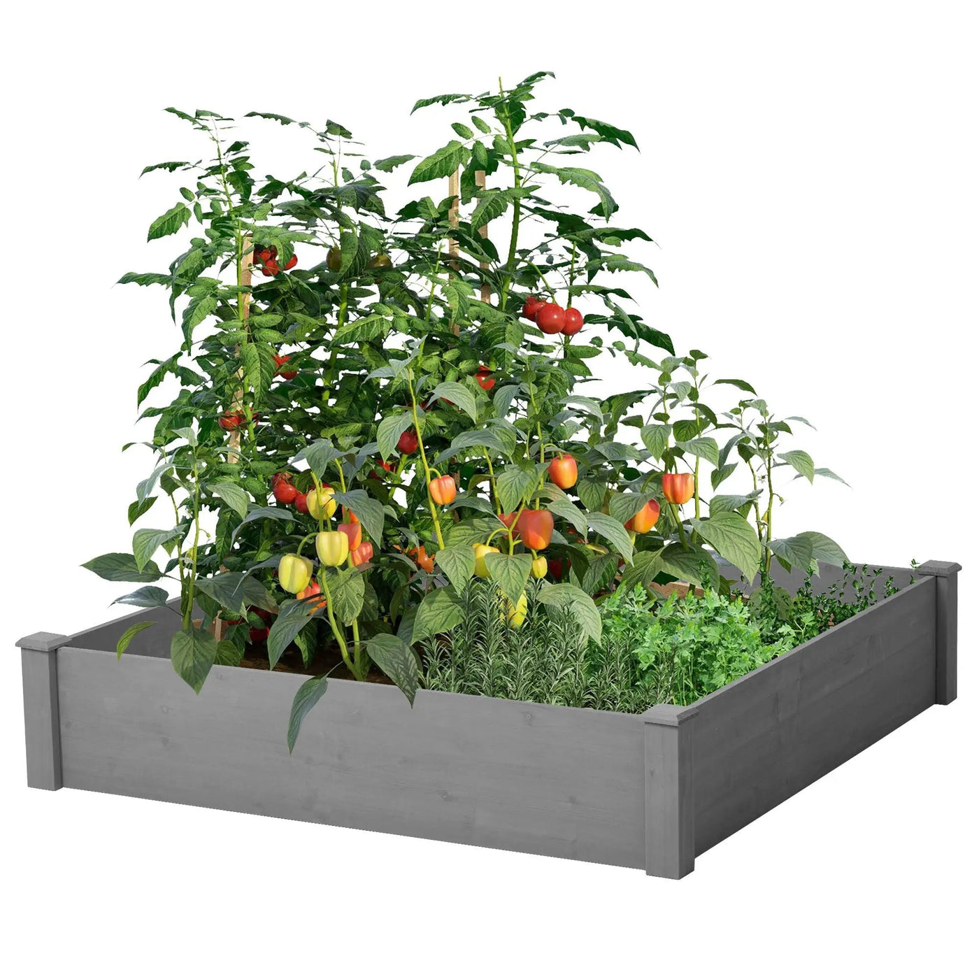 Outdoor Raised Garden Bed by HouseOfZazla