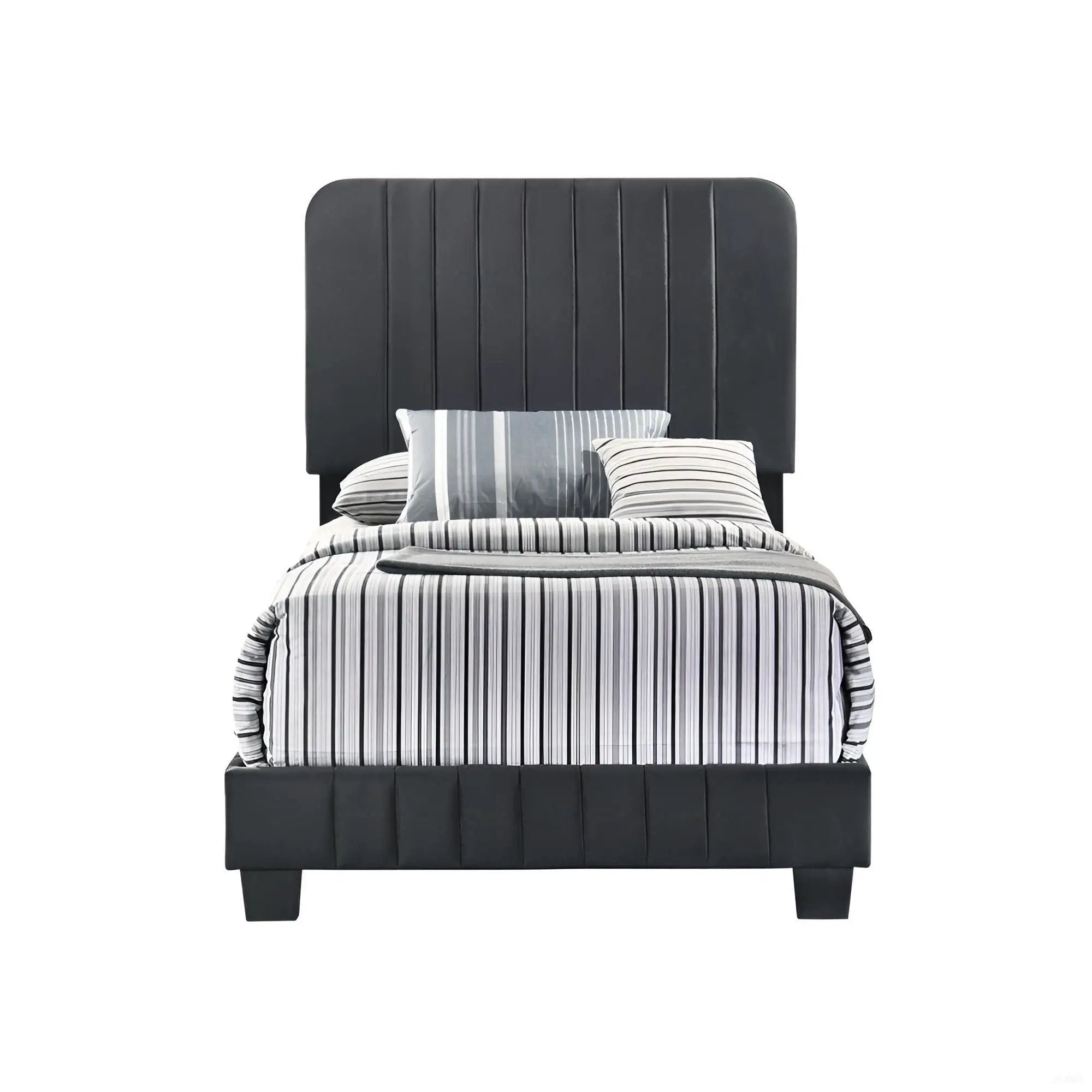 Channel Tufted Bed by Unique Piece Furniture