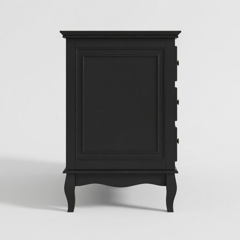 7 Drawer Dresser, Storage Chest - Black by HouseOfZazla