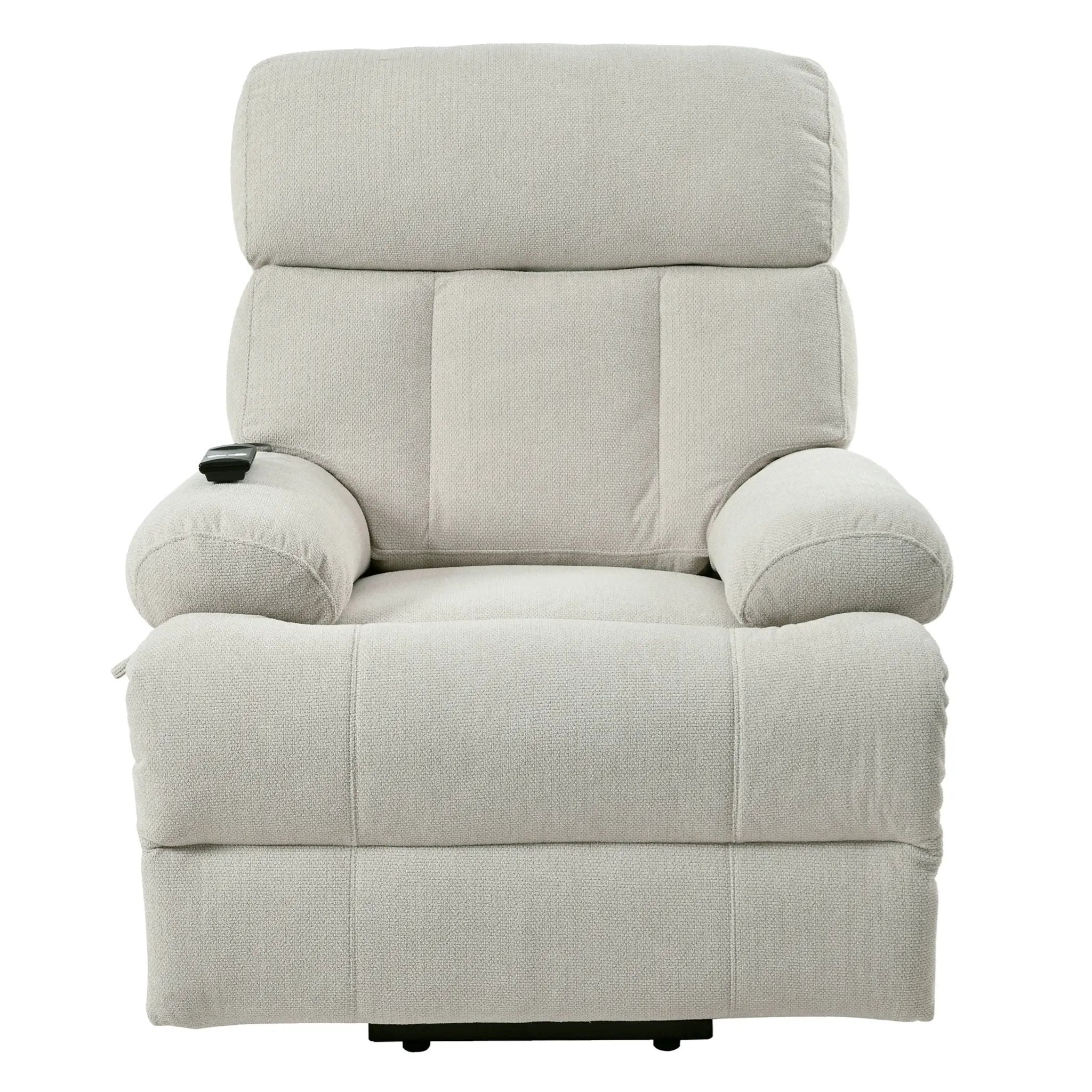Oversized Power Lift Recliner Chai With Remote Control, Side Pocket, Spacious Seat by HouseOfZazla