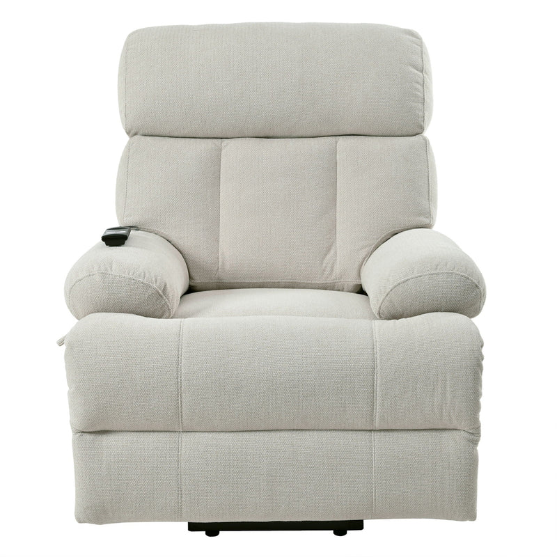 Oversized Power Lift Recliner Chai With Remote Control, Side Pocket, Spacious Seat by HouseOfZazla