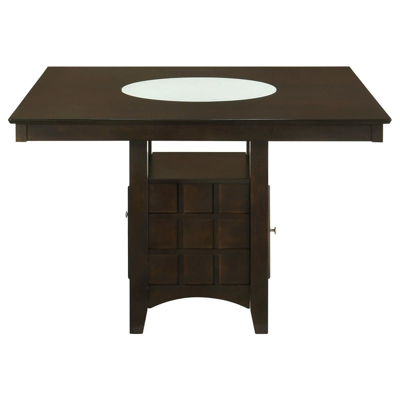 Gabriel 5-piece Square Counter Height Dining Set Cappuccino by Unique Piece Furniture