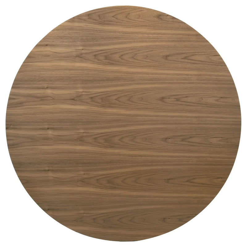 Crestmore 5-piece 46-inch Round Wood Dining Table Set Walnut by Unique Piece Furniture