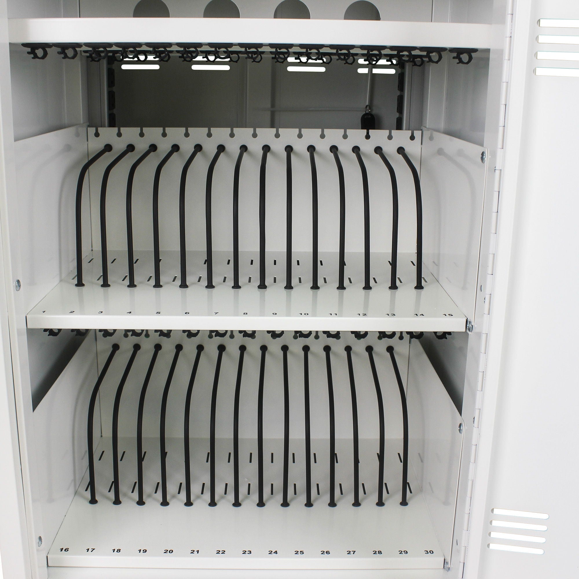 Mobile Charging Cart And Cabinet For Tablets Laptops 30 Device With Combination Lock by HouseOfZazla