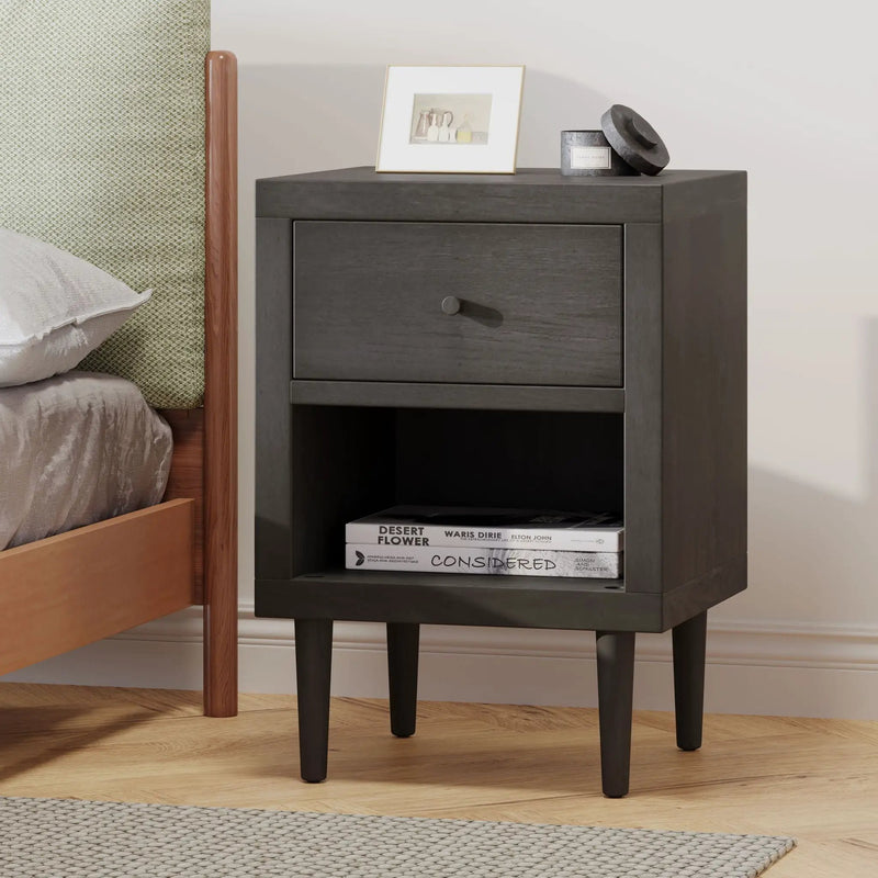 Nystrom Single Drawer Nightstand by HouseOfZazla