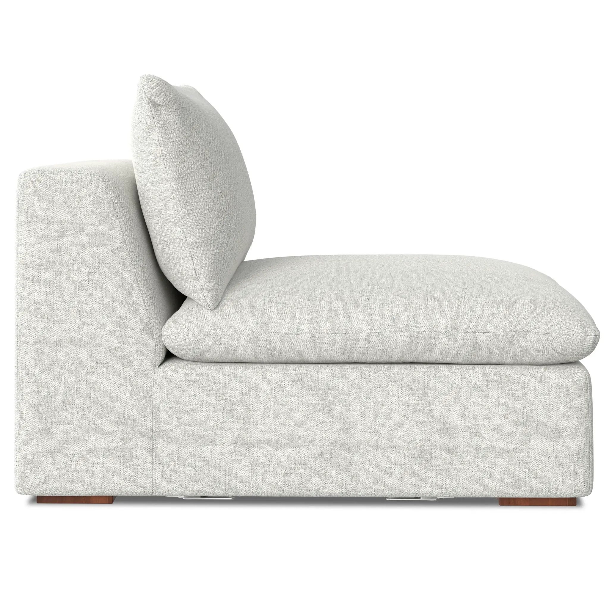 Jasmine - Center Sofa Module - Gray by HouseOfZazla