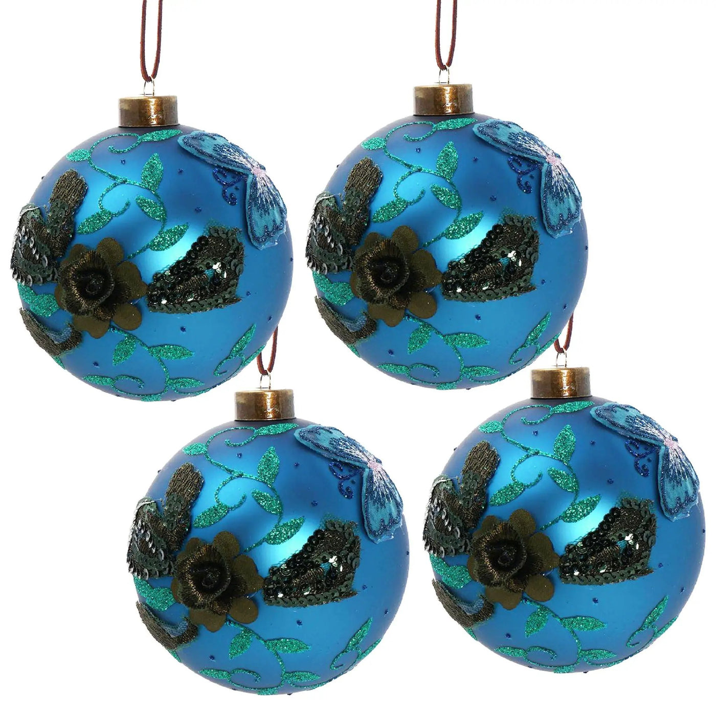 Christmas Ball Ornaments Glass Decorative Hanging Ball Christmas Tree by Unique Piece Furniture