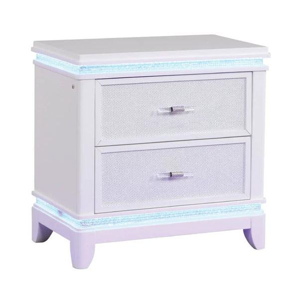 Opium - 2 Drawer Nightstand - White