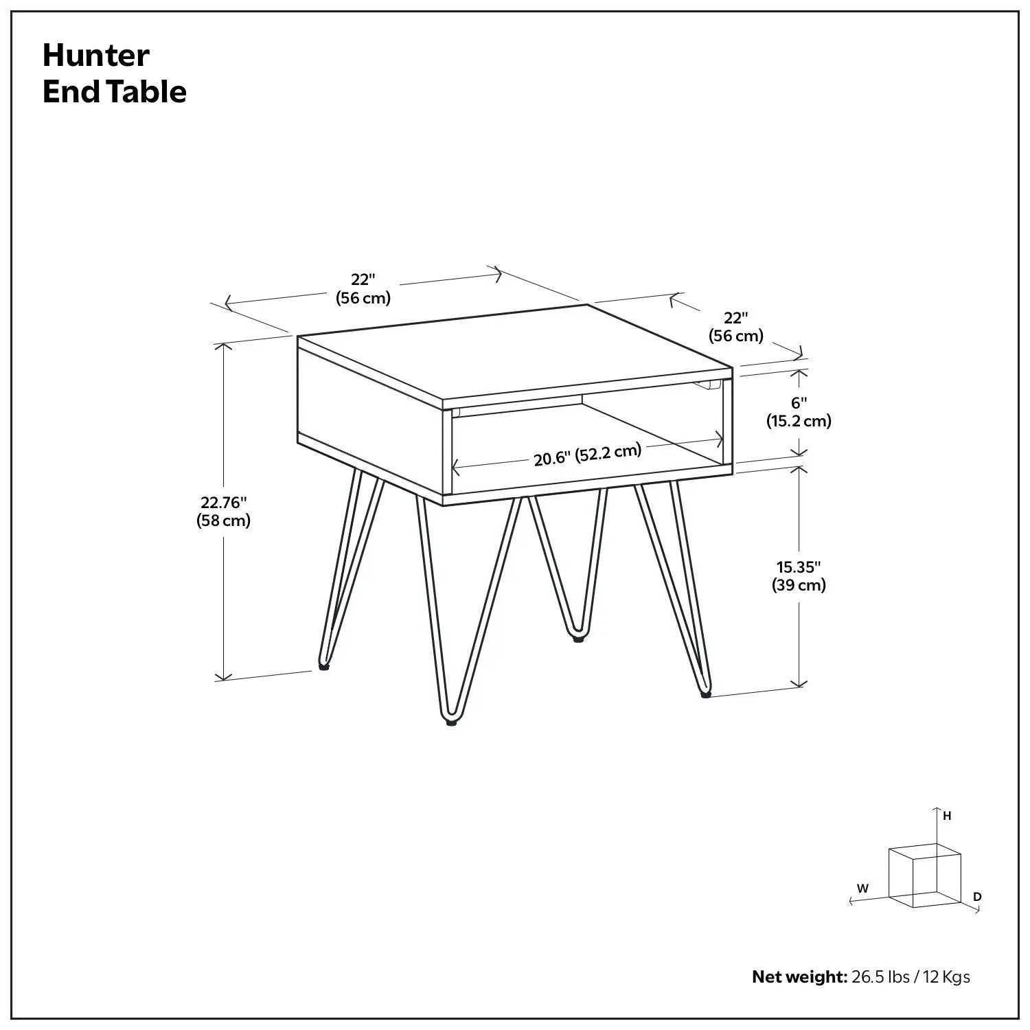 Hunter - End Table - Wood by Unique Piece Furniture