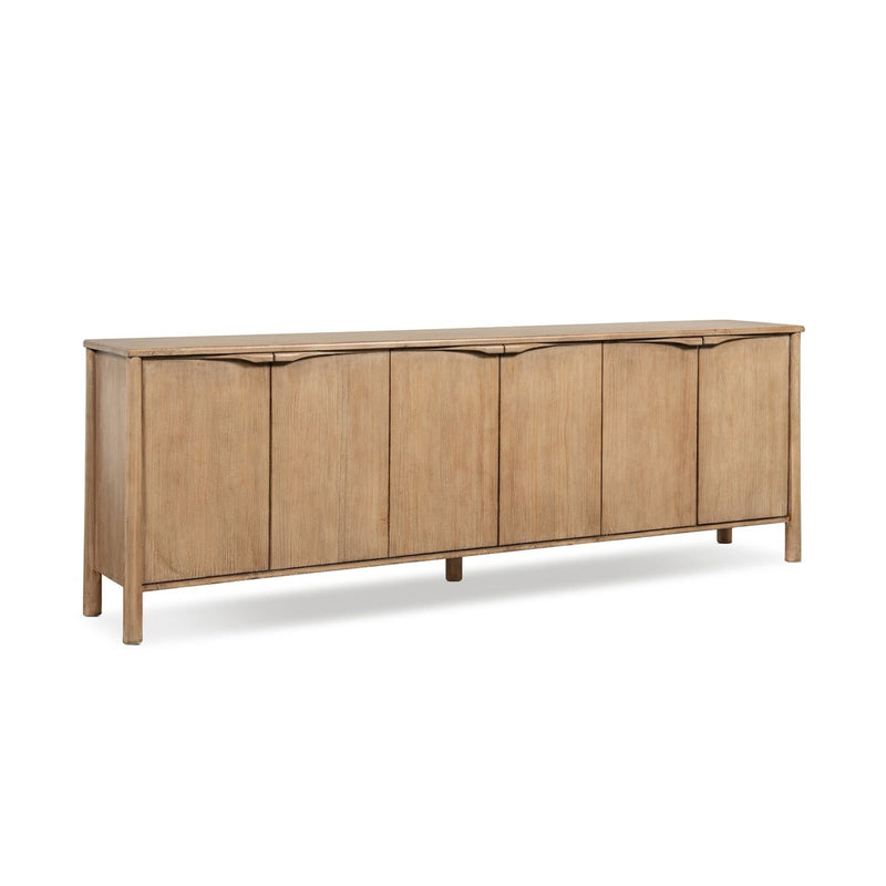 Nolan - 6 Door Sideboard - Brown by HouseOfZazla