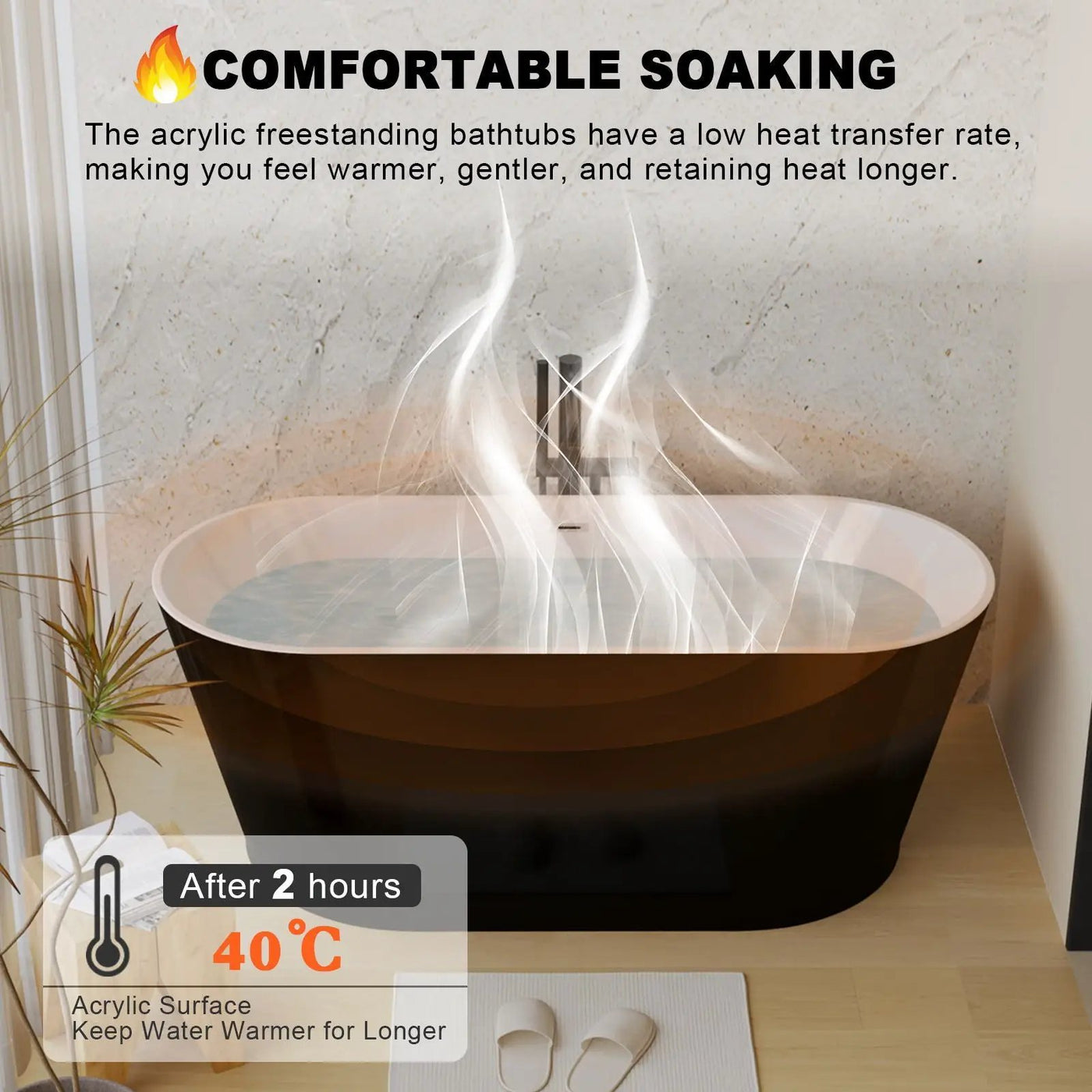 Glossy Freestanding Bathtub With Toe Tap Drain by HouseOfZazla