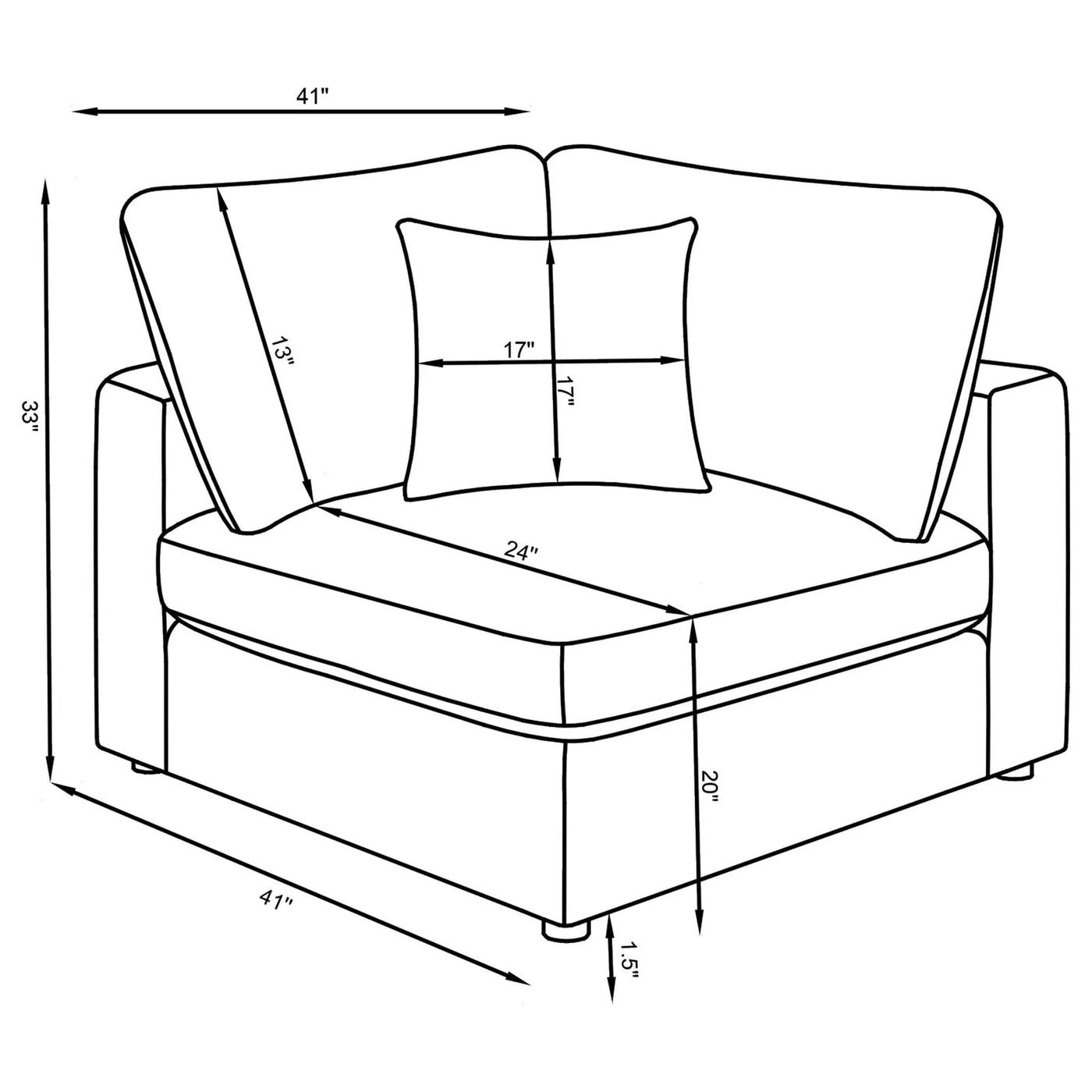 Rhette - Upholstered Sectional With Reversible Cushions by HouseOfZazla