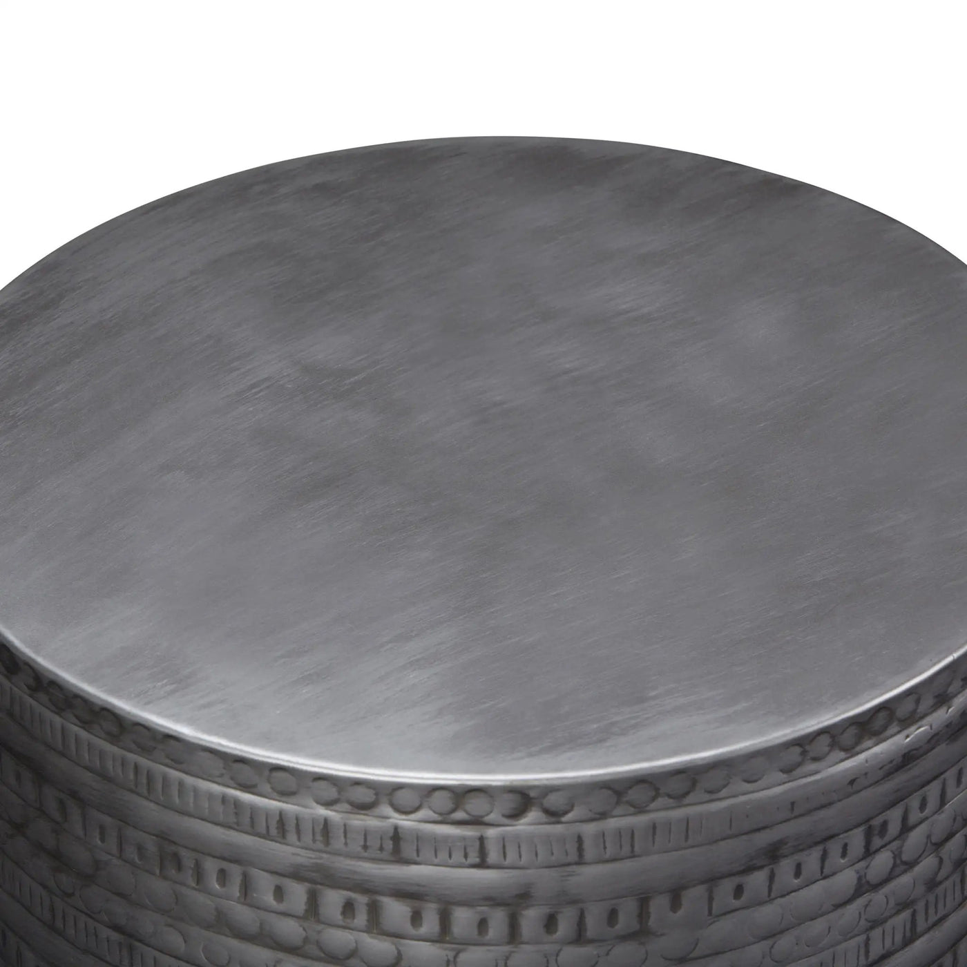 Johnsen - Handcrafted Large Metal Accent Table by HouseOfZazla