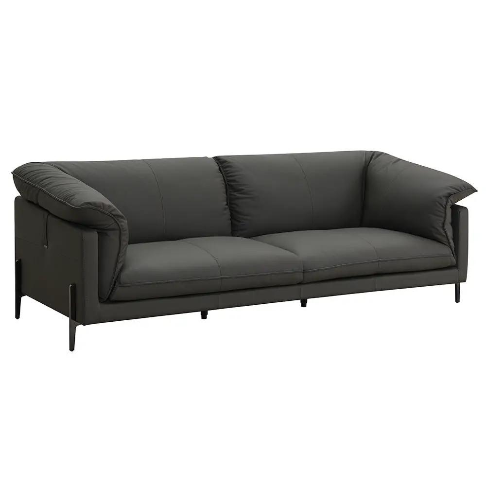 Tadi - Sofa - Black Top Grain Leather by Unique Piece Furniture