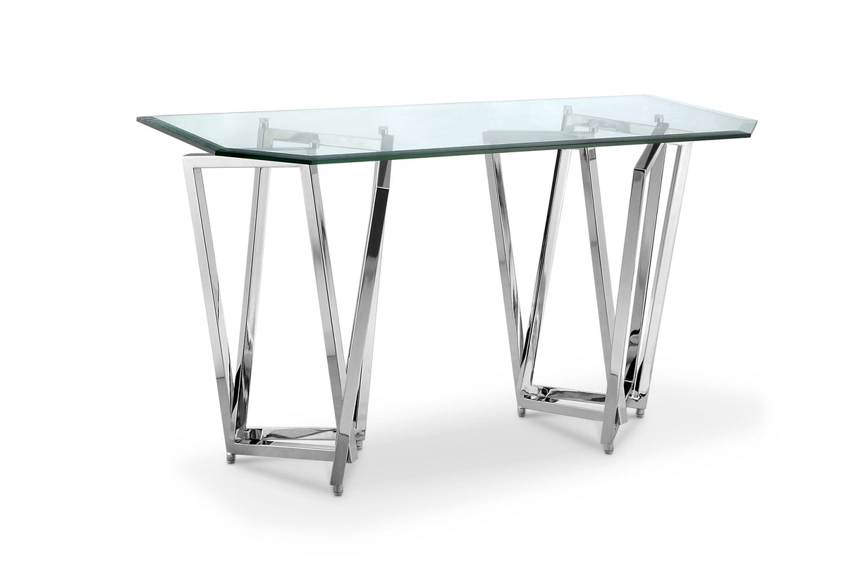 Lenox Square - Rectangular Sofa Table - Chrome, photo 2 of 4