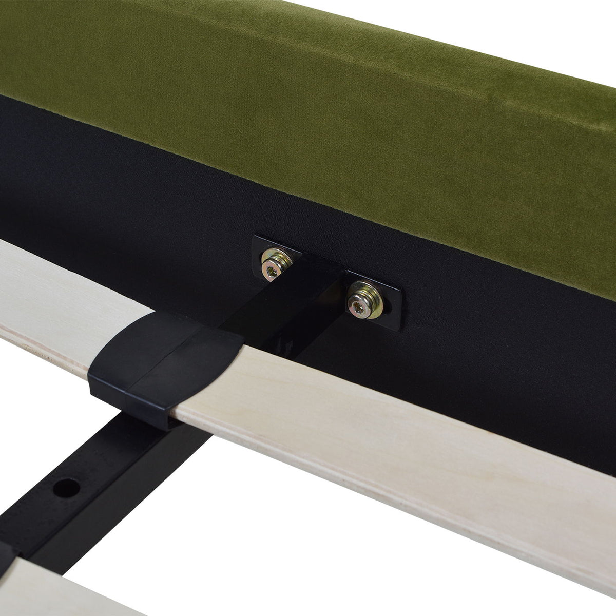 Aspen - Vertical Tufted Modern Headboard Platform Bed Set, photo 37 of 40