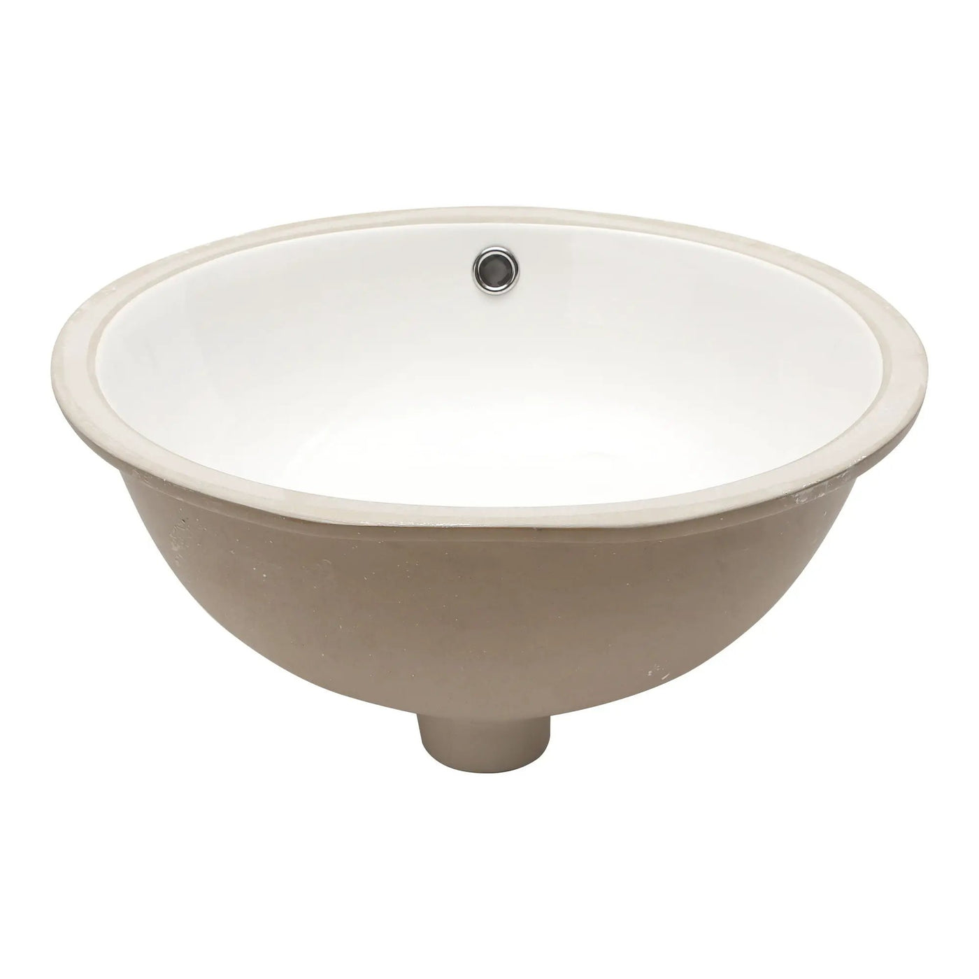 Elegant Ceramic Oval Undermount Bathroom Sink With Overflow by HouseOfZazla