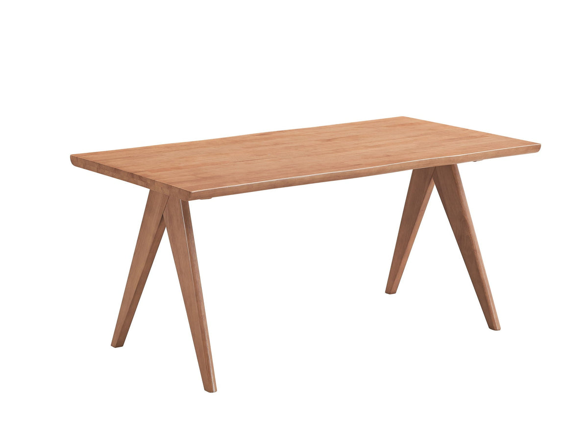 Velentina Rattan Dining Table with Rectangular Top - Natural, photo 2 of 4
