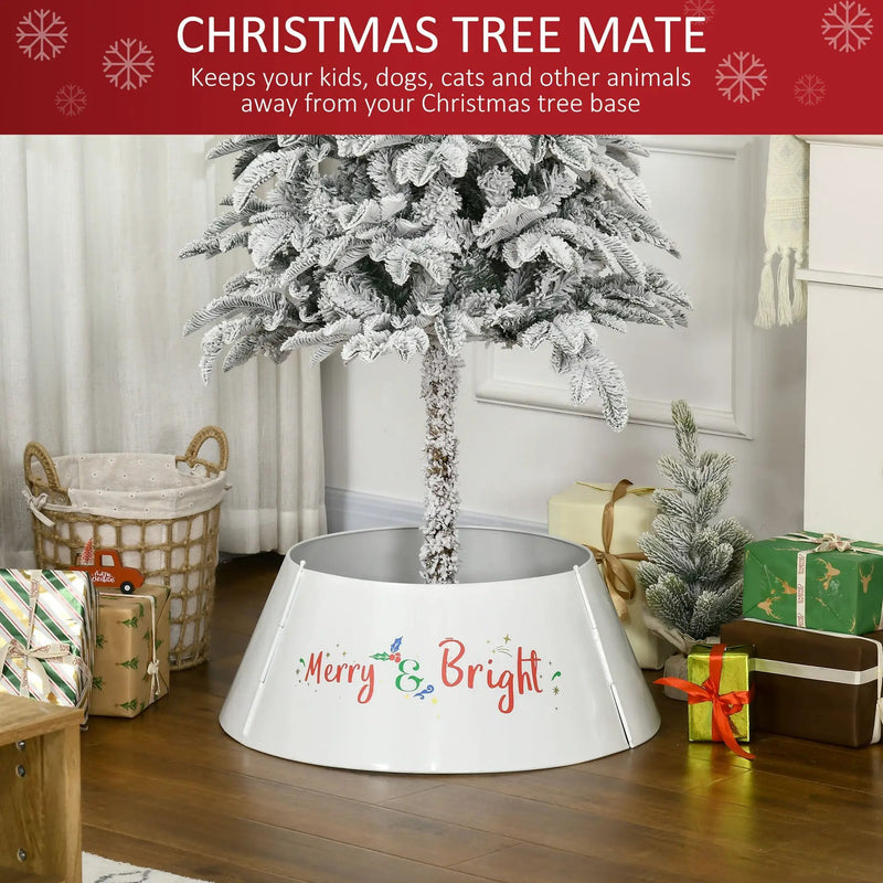 HOMCOM 26 Inch Christmas Tree Collar Ring, Stand Cover for Decor by HouseOfZazla