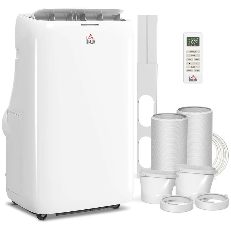 HOMCOM Inverter Air Conditioner, 14000 BTU Dual Hose Portable AC Unit by HouseOfZazla