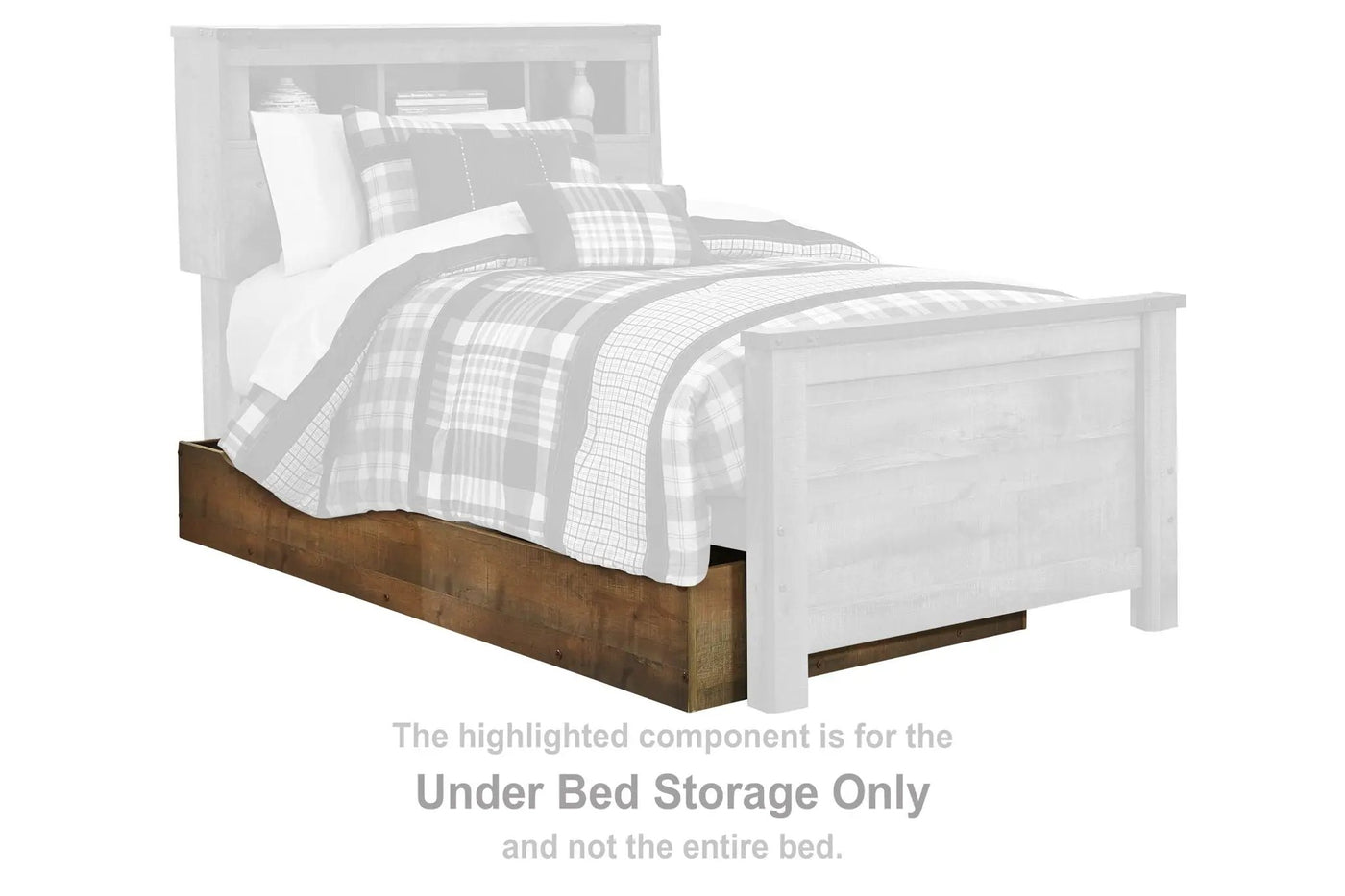 Trinell - Bookcase Storage Bed by Unique Piece Furniture