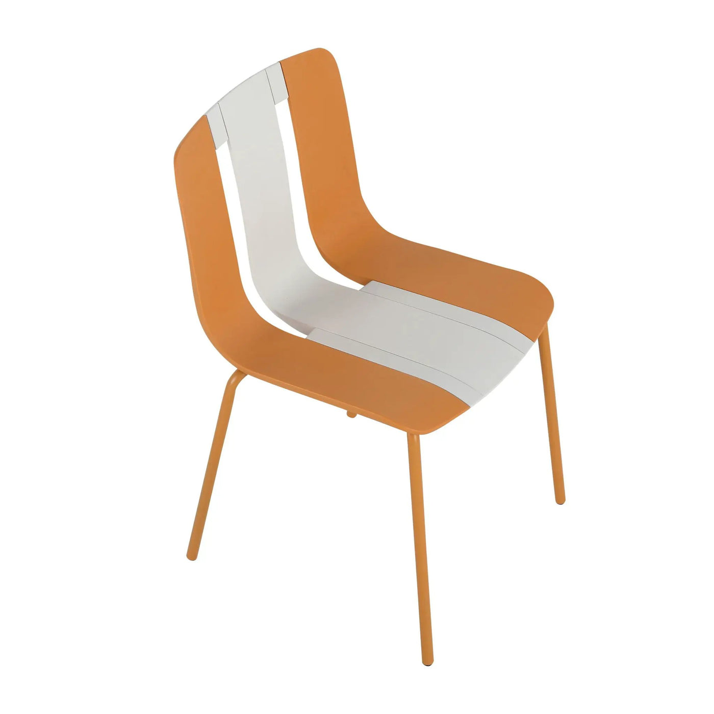 Modern Striped Blocking Single Chairs Set of 4 by HouseOfZazla