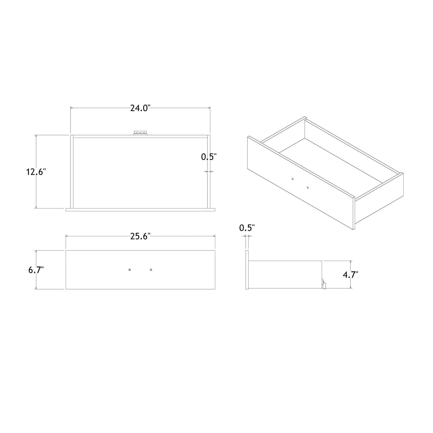 Charlston - Dresser With LED by HouseOfZazla