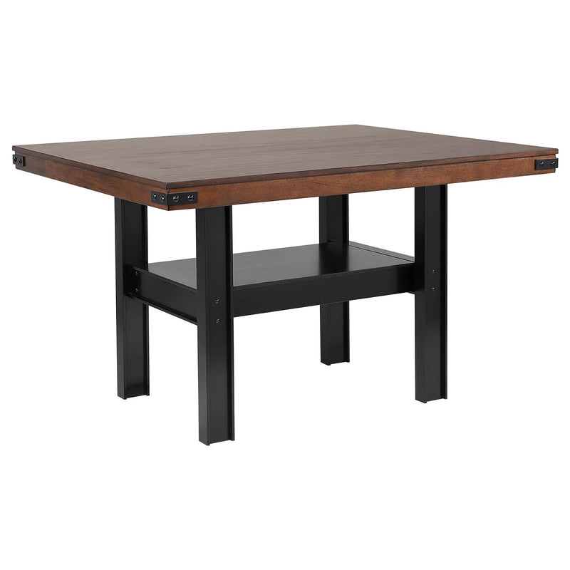 Patterson 5-piece Counter Height Dining Set Mango Oak by Unique Piece Furniture