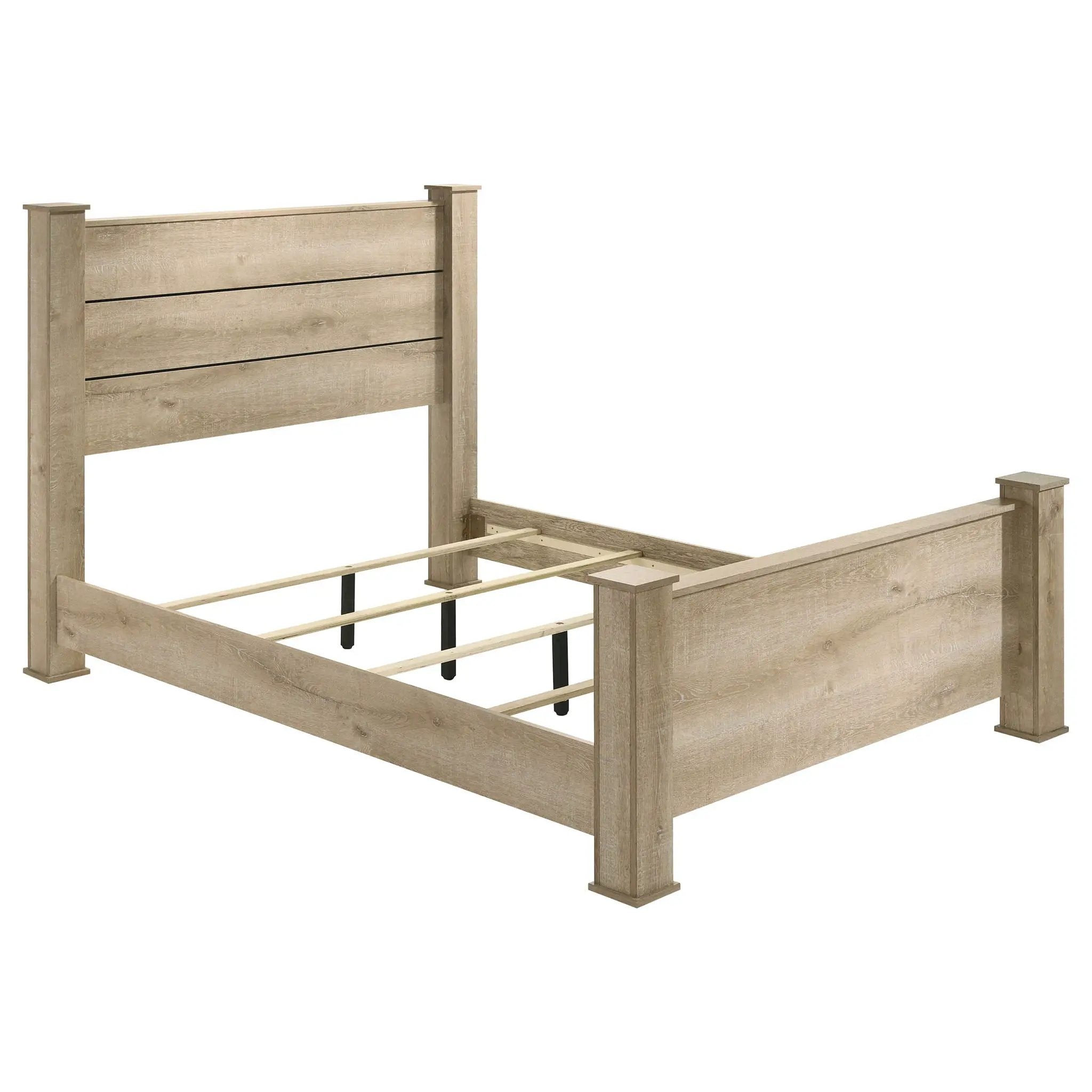 Oakglen 4-piece California King Bedroom Set Weathered Oak by Unique Piece Furniture