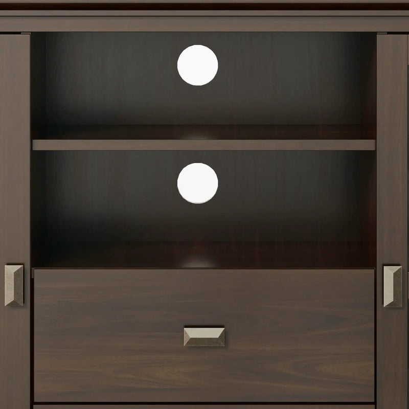 Artisan - Handcrafted Tall TV Media Stand by Unique Piece Furniture
