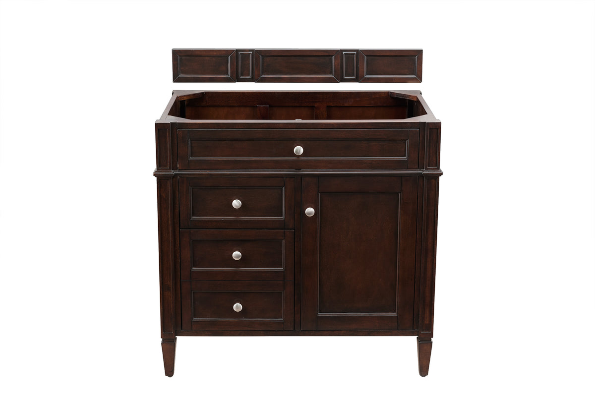James Martin Brittany 36" Single Bathroom Vanity, Burnished Mahogany, view 14
