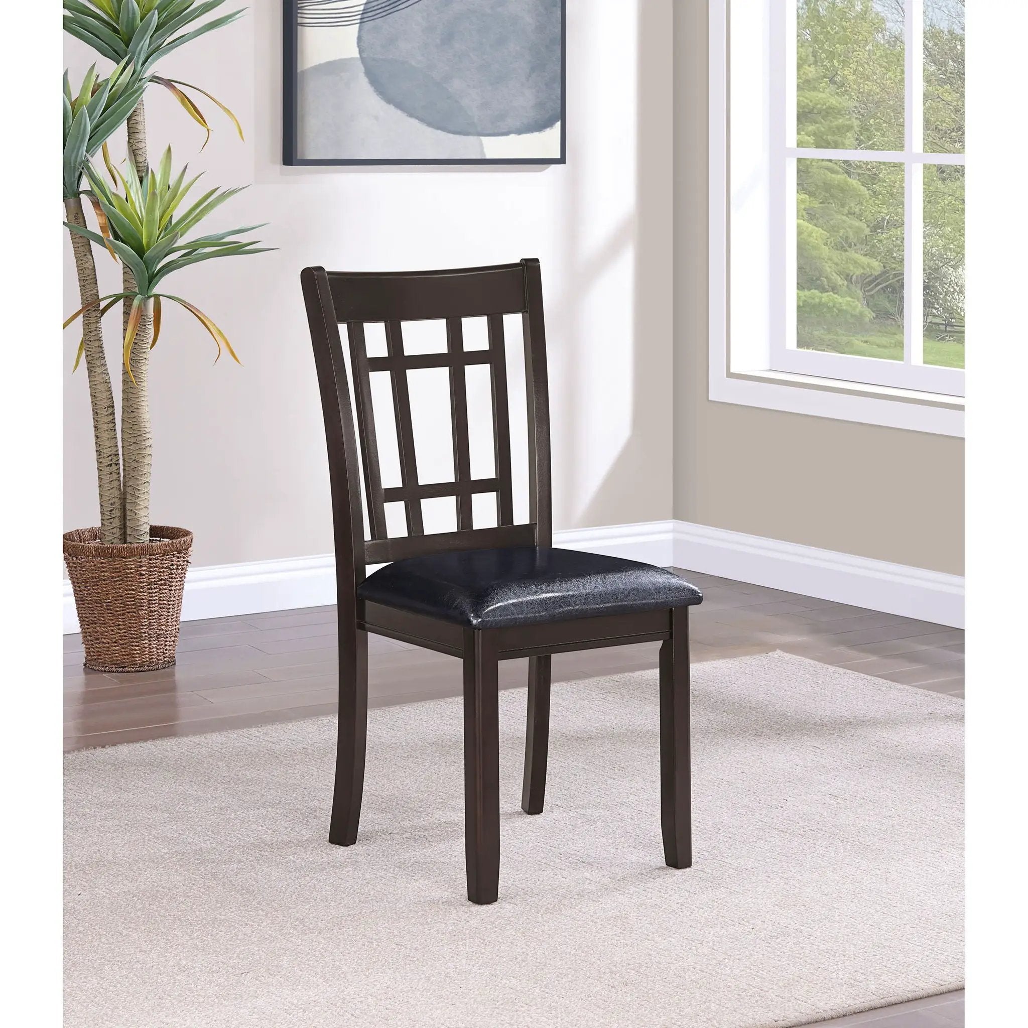 Lattice Back Side Chairs (Set of 2) by HouseOfZazla