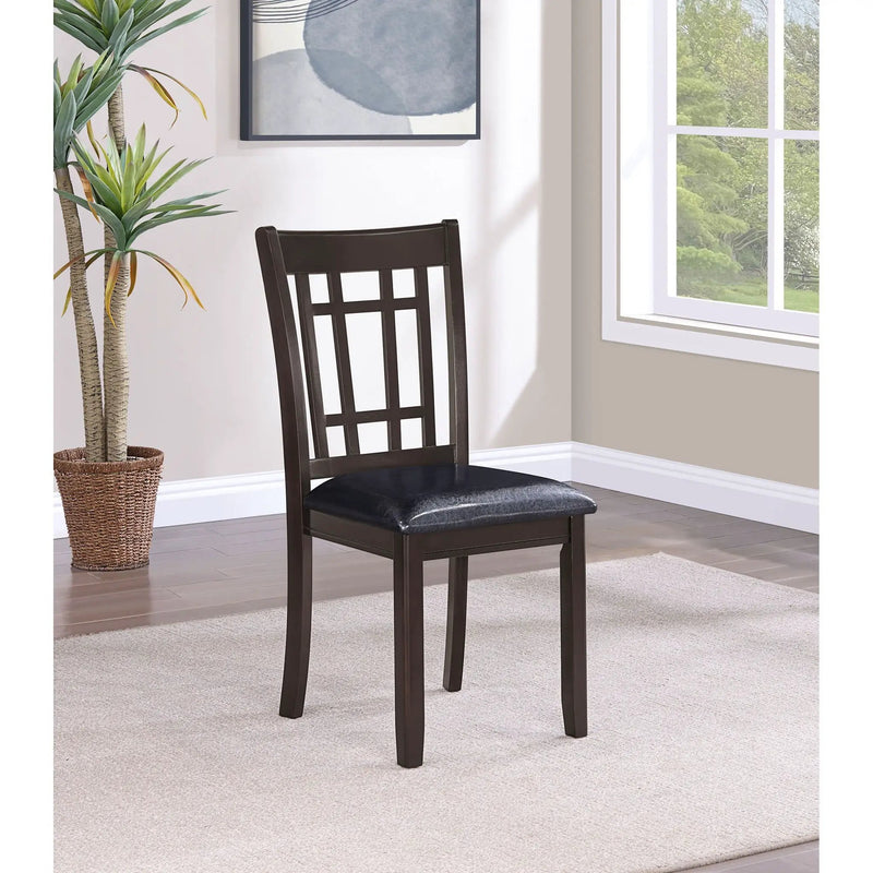 Lattice Back Side Chairs (Set of 2) by HouseOfZazla