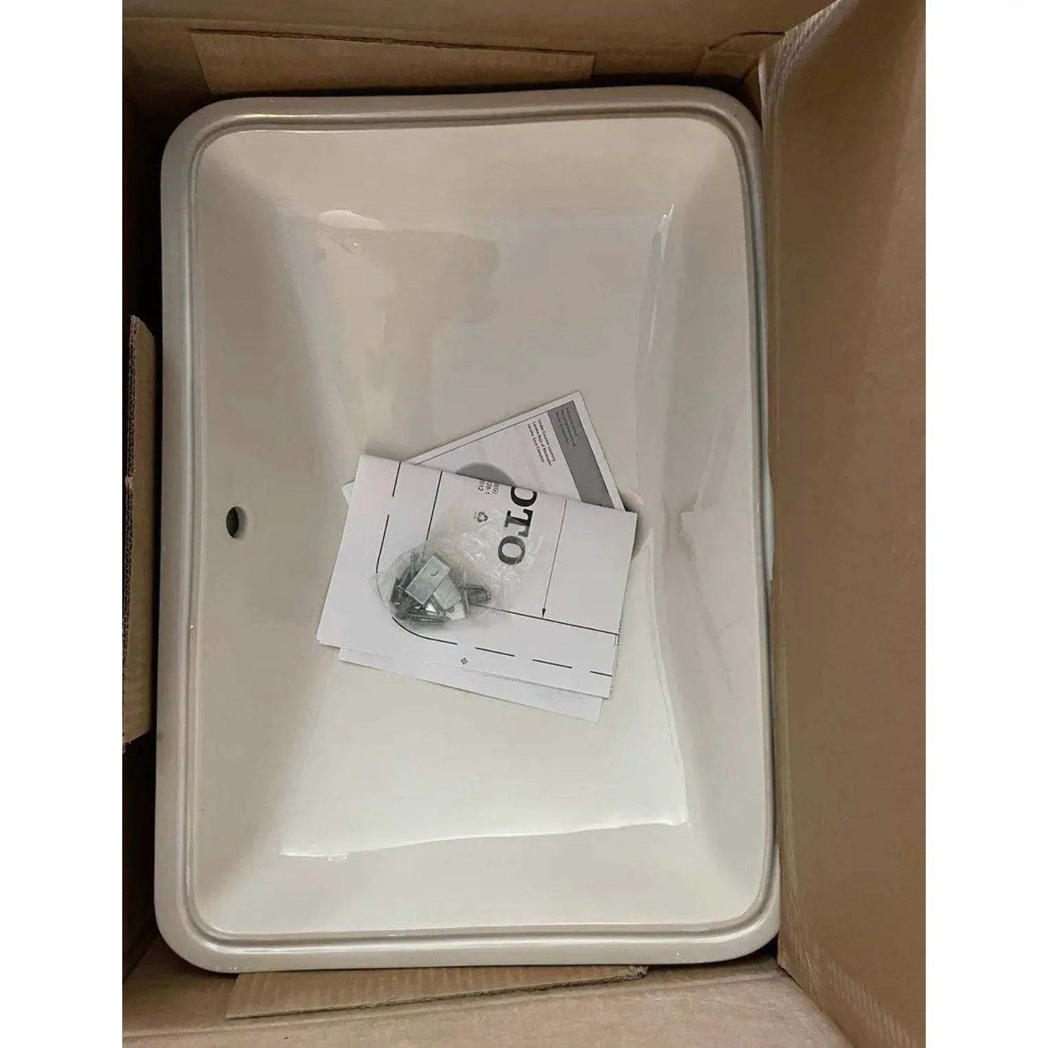 Toto LT540G#12- Under Counter Lavatory W/ Cefiontec, Sedona Beige by Selzalot