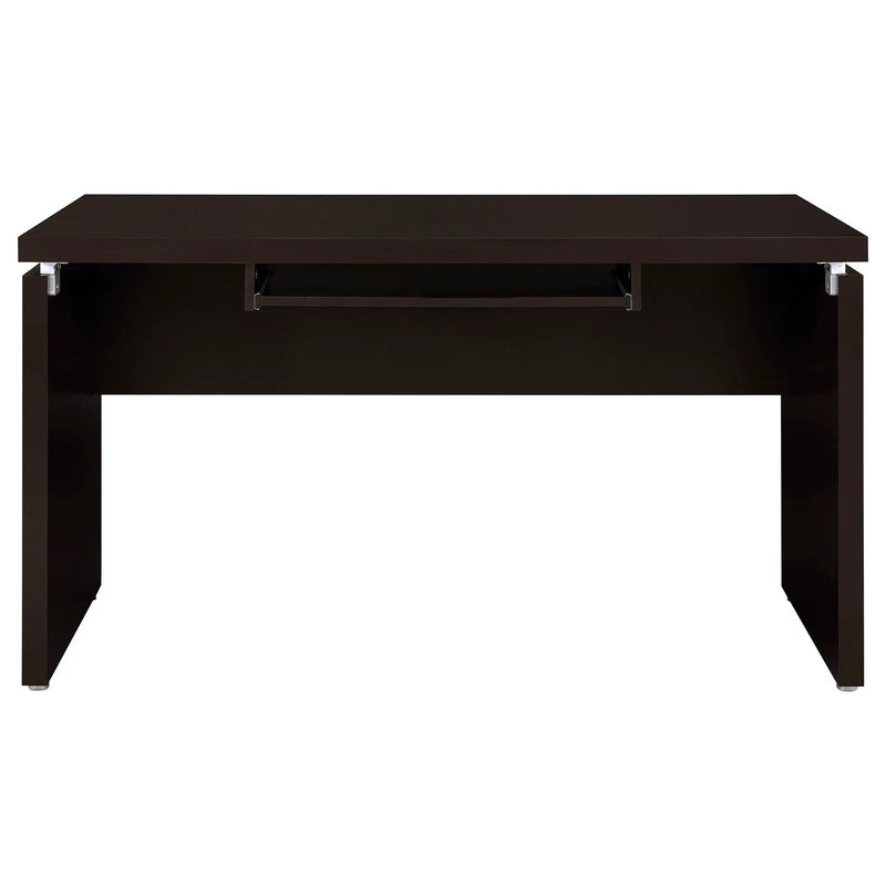 Skylar L-Shape Desk with Mobile File Cabinet Cappuccino by Unique Piece Furniture