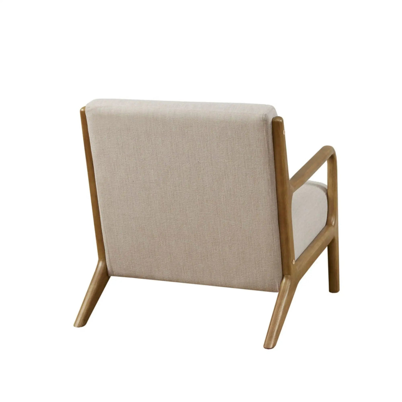 Mid-Century Style Lounge Chair With Upholstered Seat by HouseOfZazla