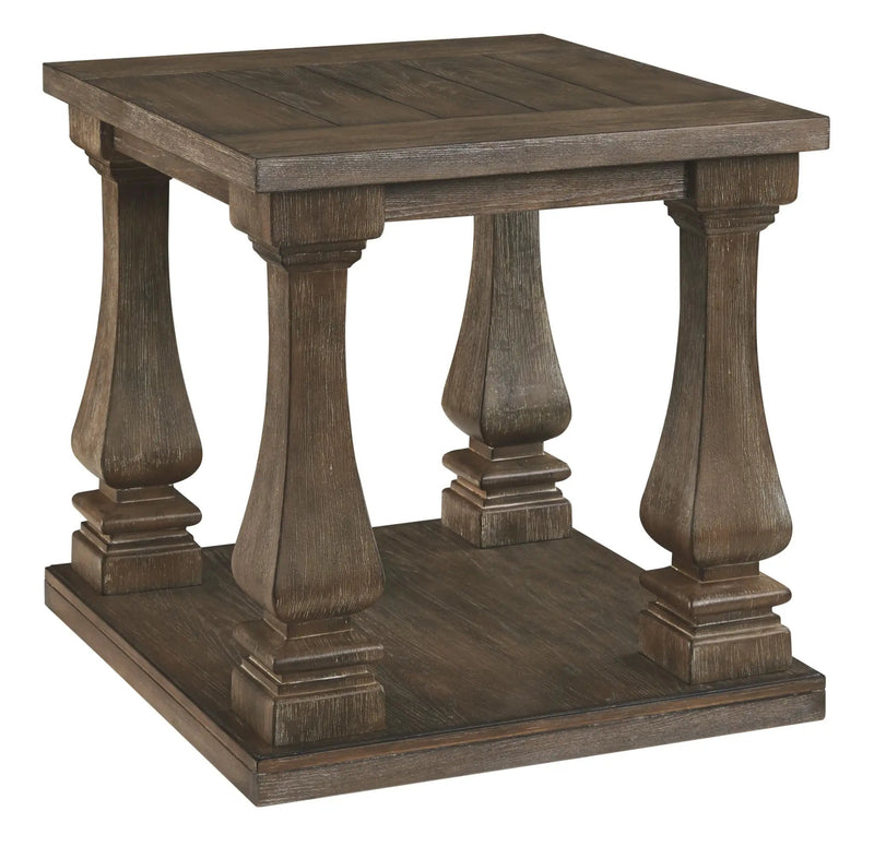 Johnelle - Rectangular End Table - Gray by Unique Piece Furniture