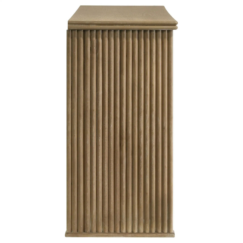 Dreydon - 3 Door Sideboard Server - Light Brown by HouseOfZazla