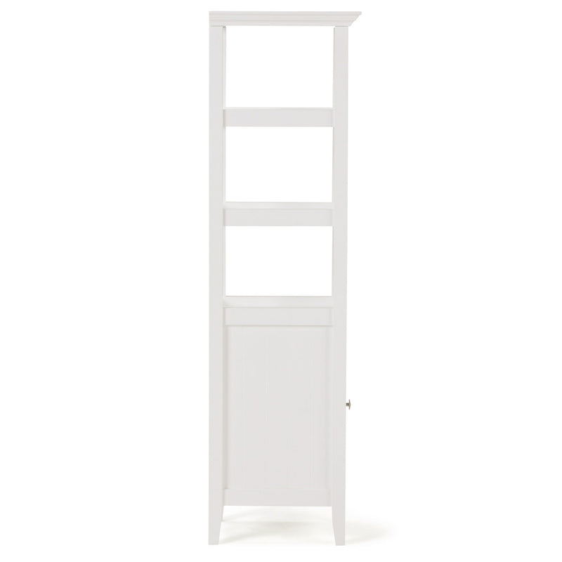 Bath Storage Tower with Adjustable Shelves - Pure White, photo 7 of 10