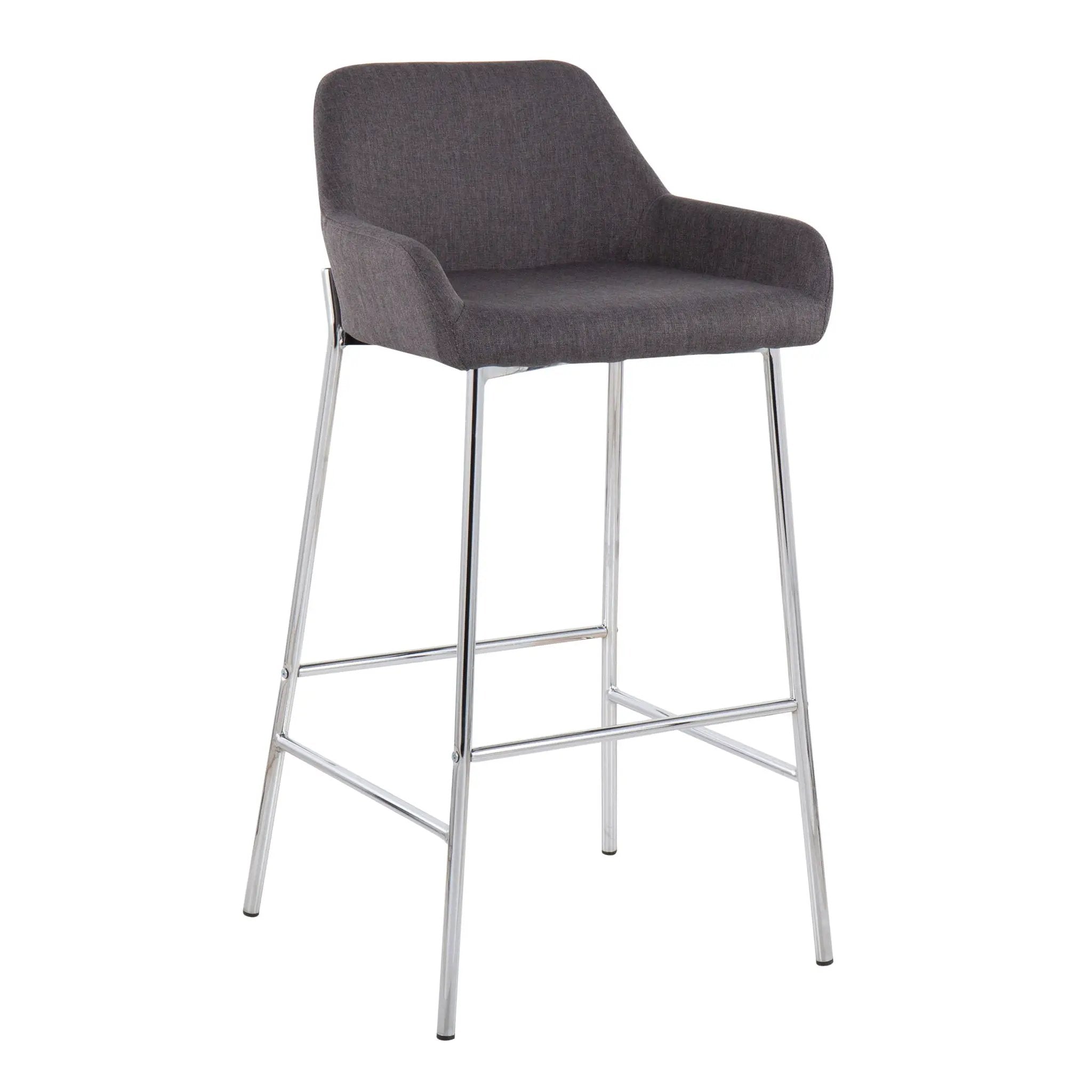 Daniella - Contemporary Fixed Height Bar Stool (Set of 2) by Unique Piece Furniture