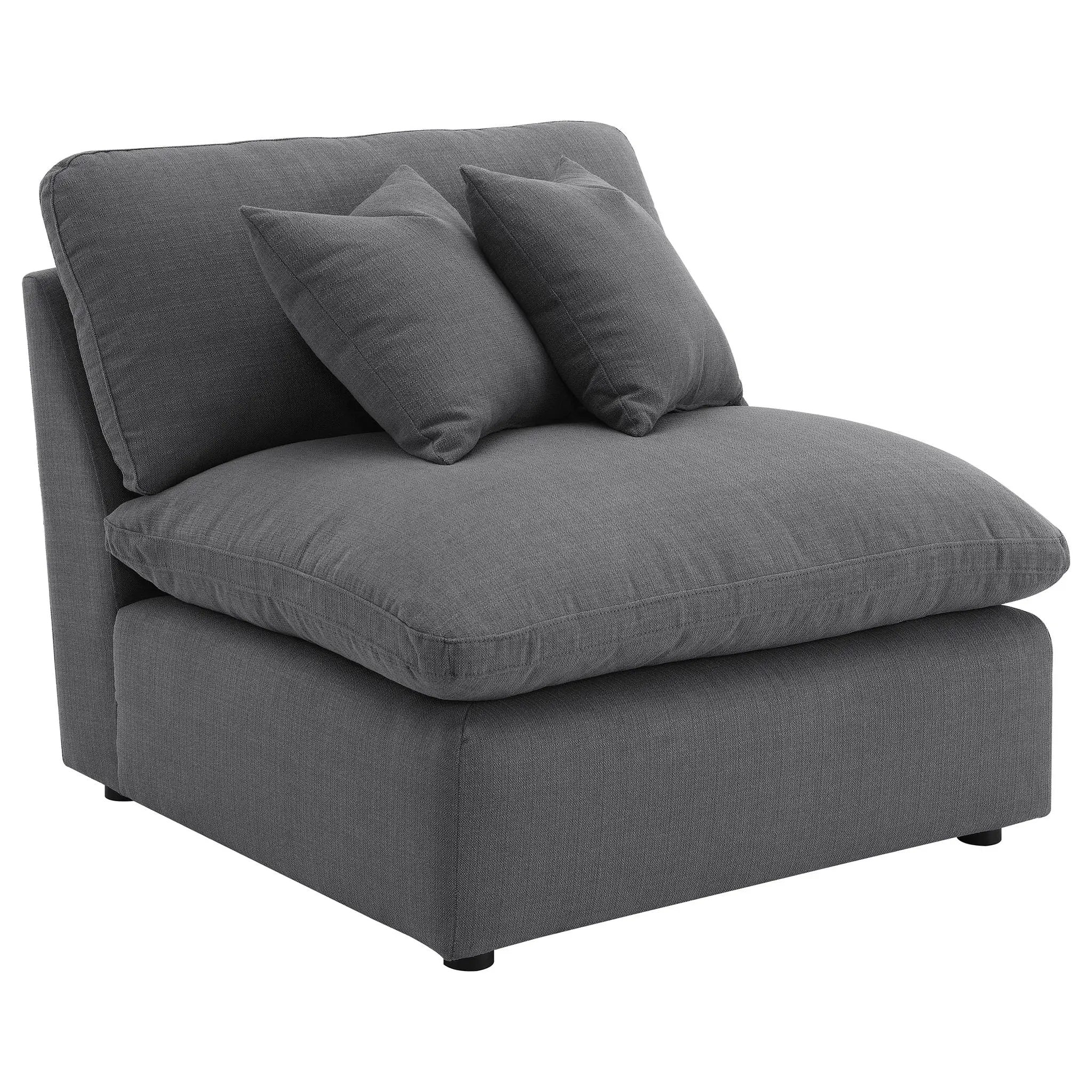 Hobson 5-piece Upholstered Modular Sectional Sofa Charcoal by Unique Piece Furniture