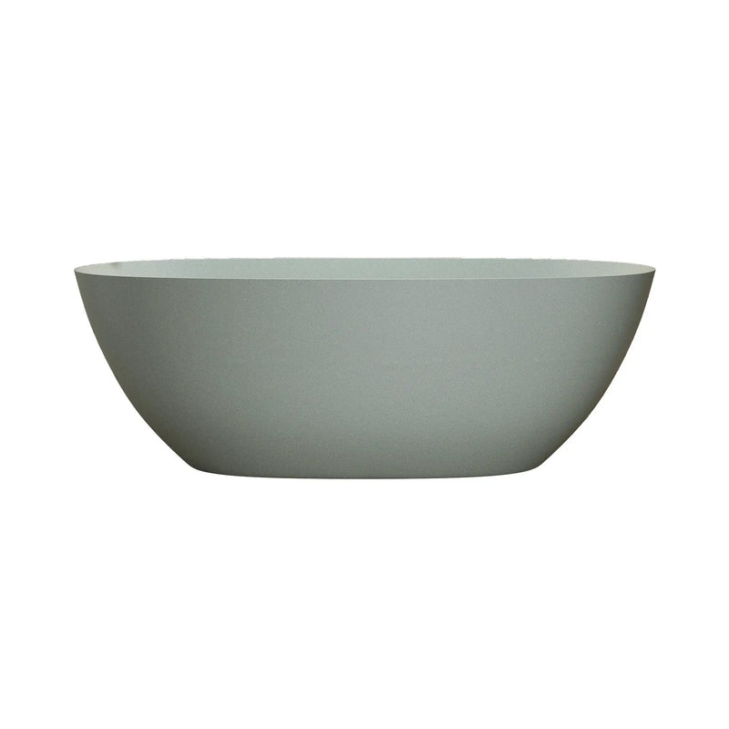 69'' Freestanding Bathtub Resin Stone Soaking Bathtub by HouseOfZazla