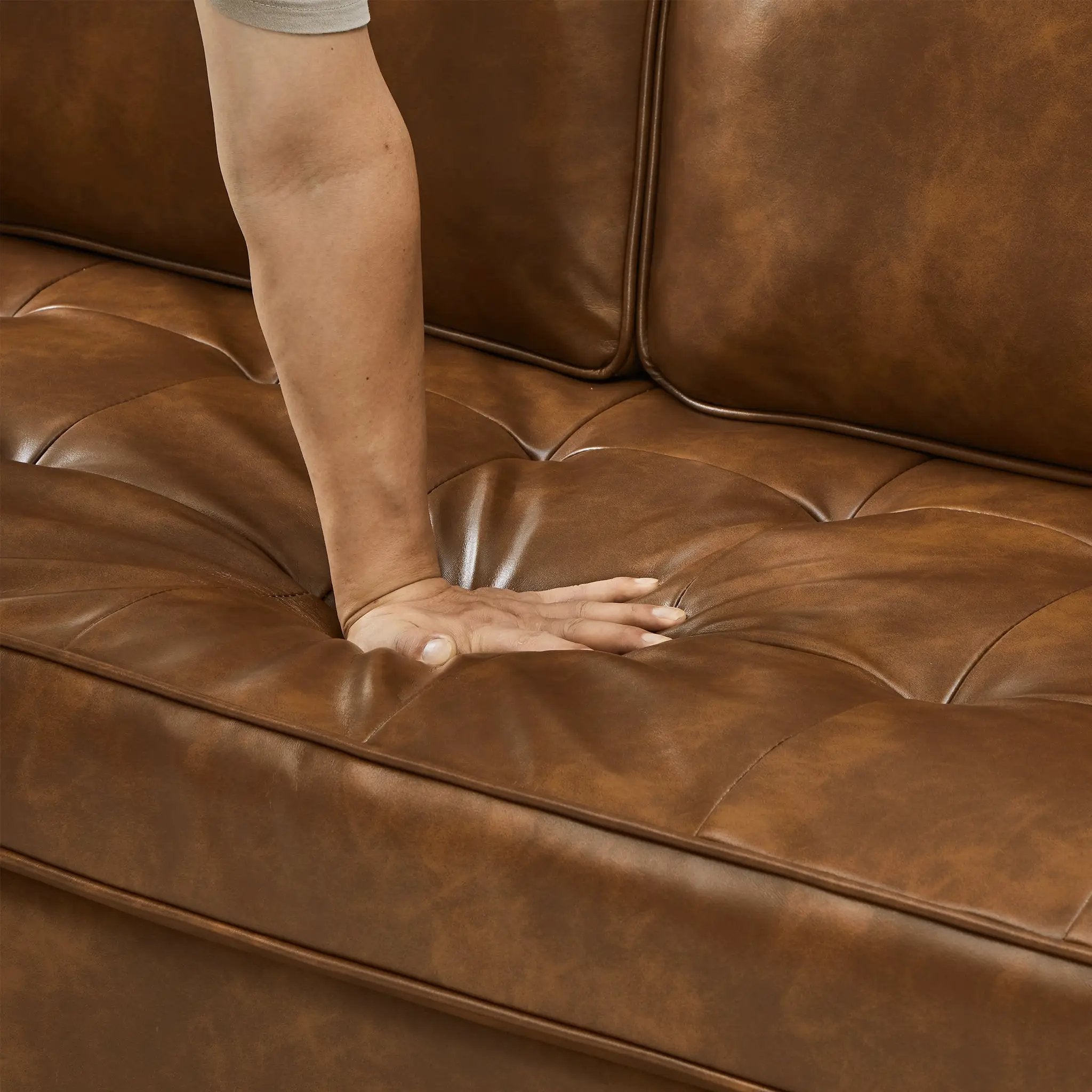 Classic Design Leather Couch by HouseOfZazla