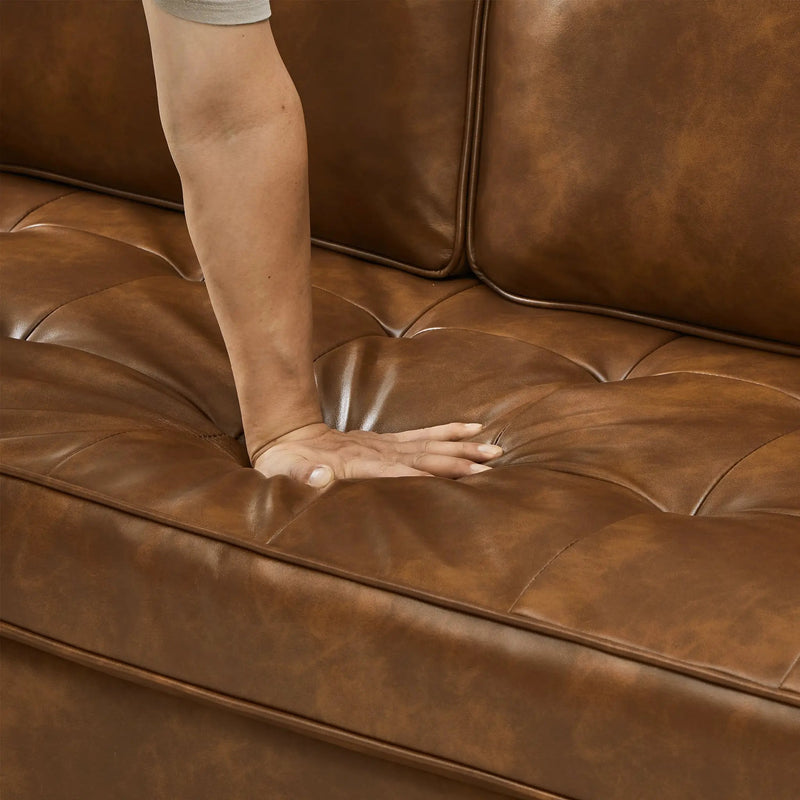 Classic Design Leather Couch by HouseOfZazla