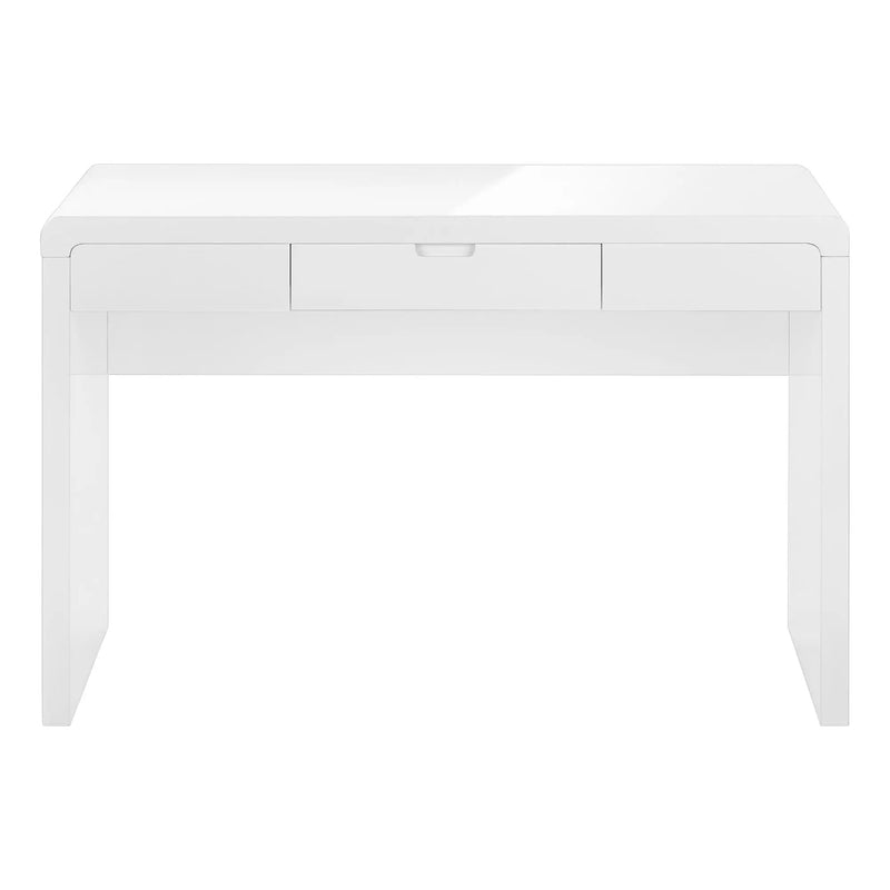 Computer Desk For Home Office, Storage Drawers, Contemporary & Modern - White by Unique Piece Furniture